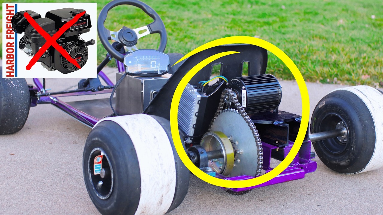 Переход на ЭЛЕКТРИЧЕСКИЙ режим на моей ручной тележке Go Kart