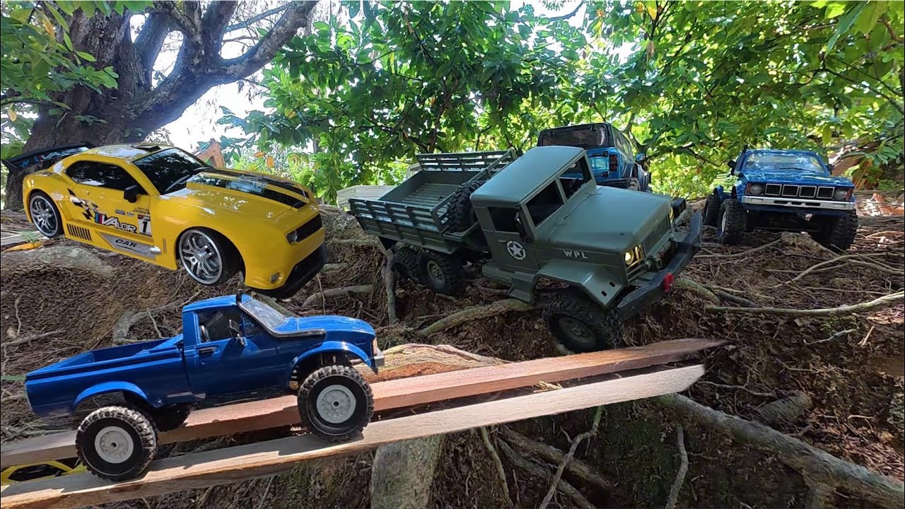 FORD BRONCO MOBIL OFFROAD MELINTAS DI JEMBATAN: TRUCK TENTARA, EXCAVATOR, SUZUKI JIMNY, PICKUP