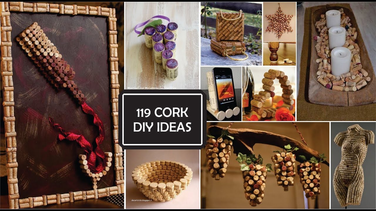 Ideas de Reciclaje de corchos de botellas de vino/Cork DIY Ideas