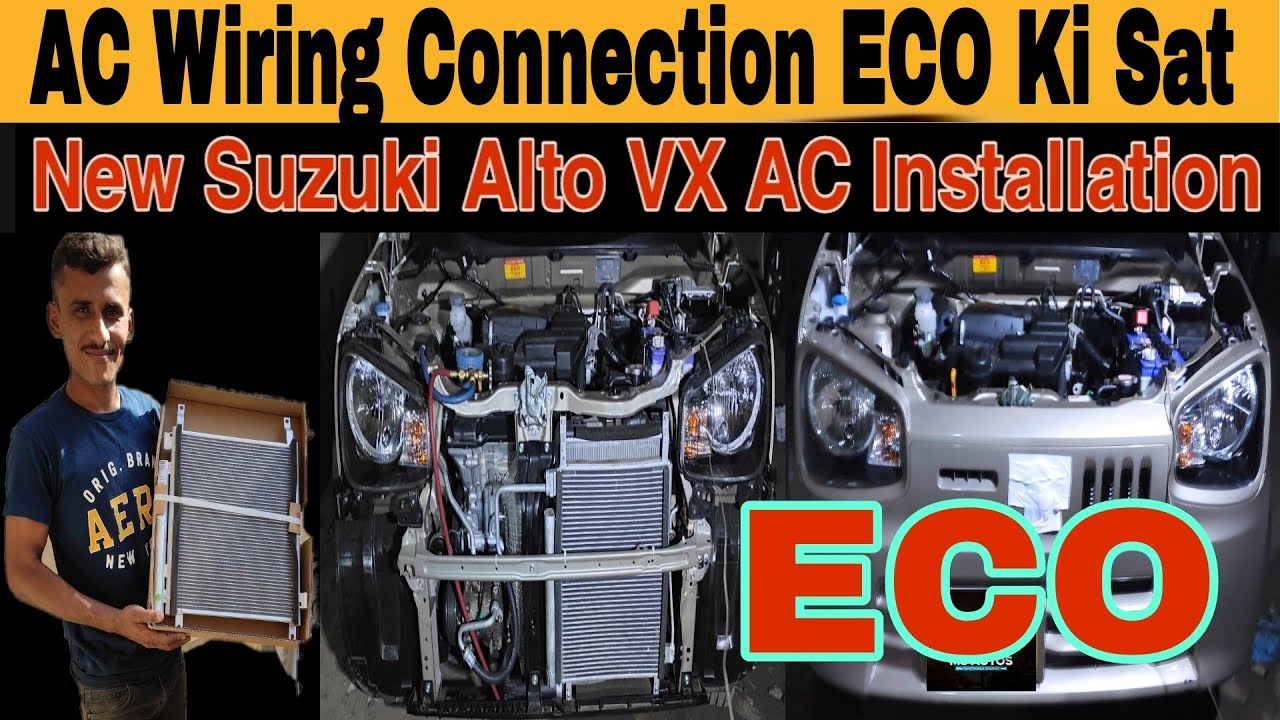 New Suzuki Alto VX AC Installation In Pakistan |New Suzuki Alto Vx Ac Fitting| Car Ac Service