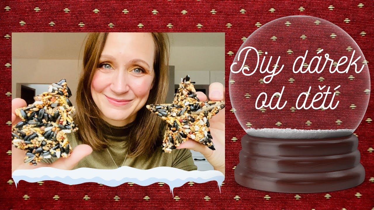 DIY dárek od dětí | vyrábíme krmítka pro ptáčky ve vánočních tvarech