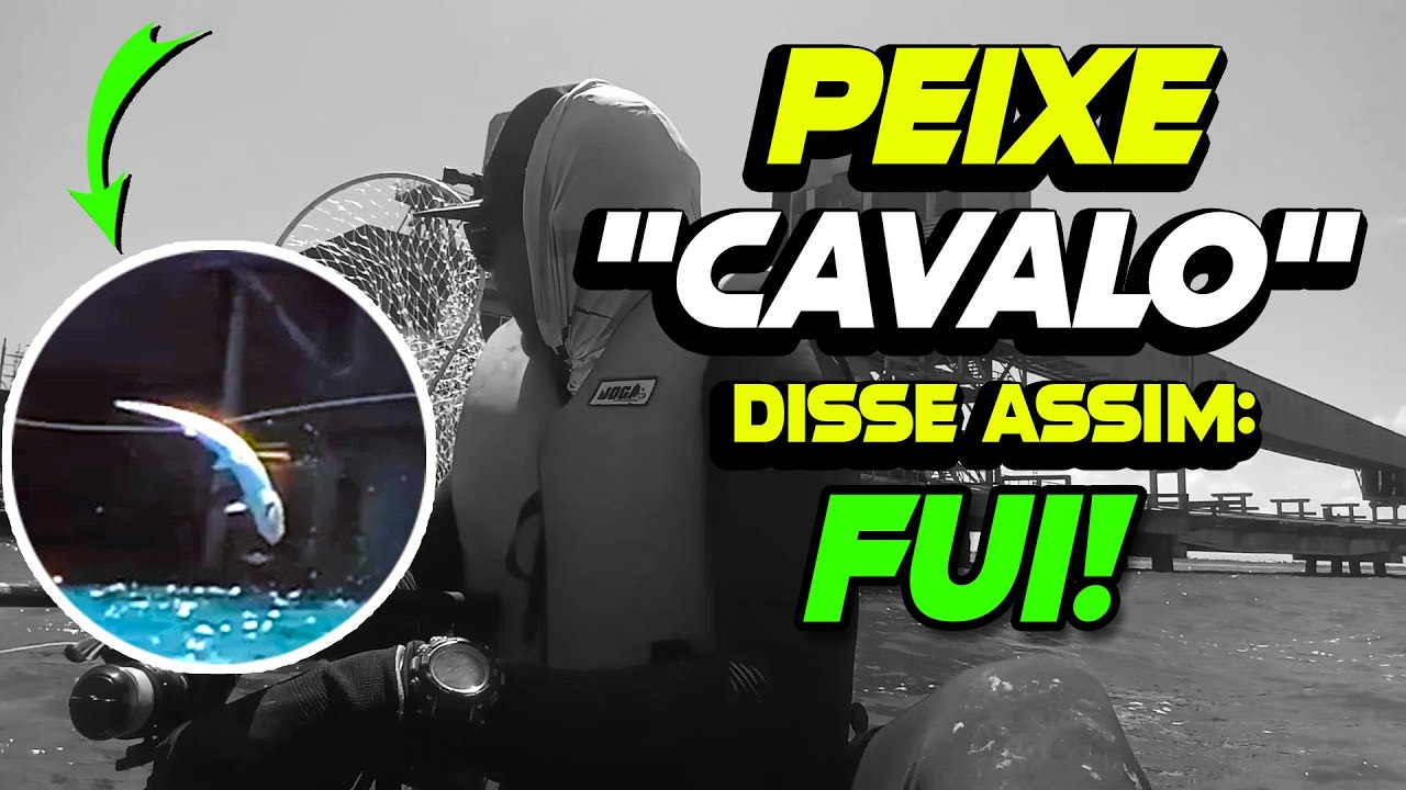 PESCARIA COM JIG NO MAR DE CAIAQUE - O MISTÉRIO DO PEIXE "CAVALO"!