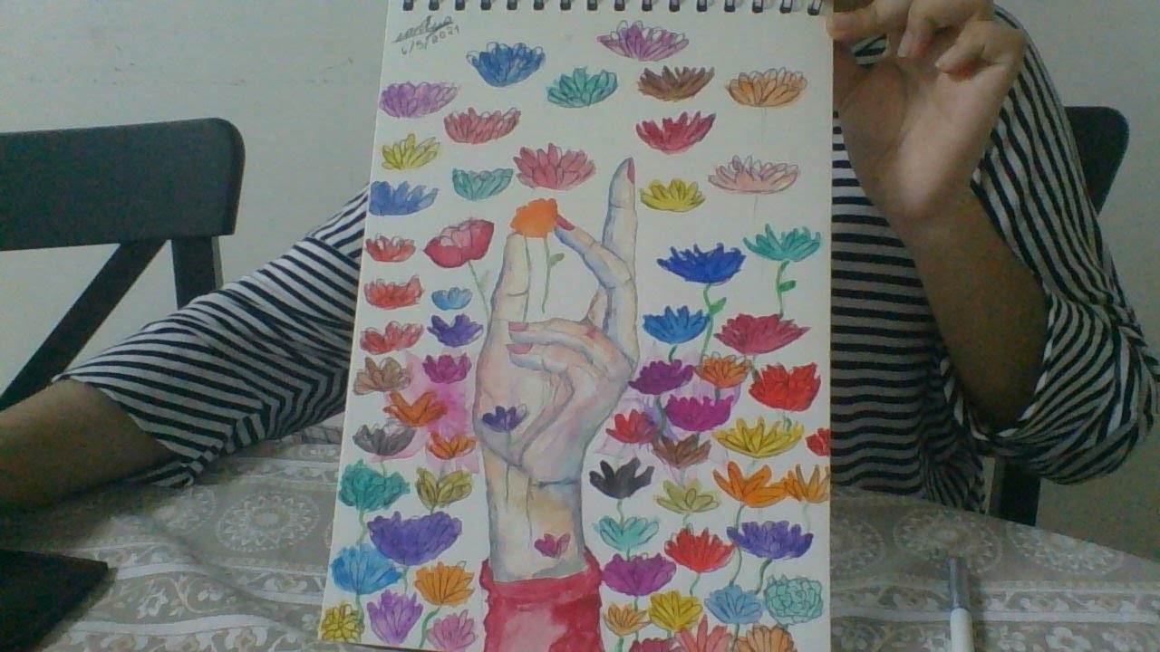 the flower garden