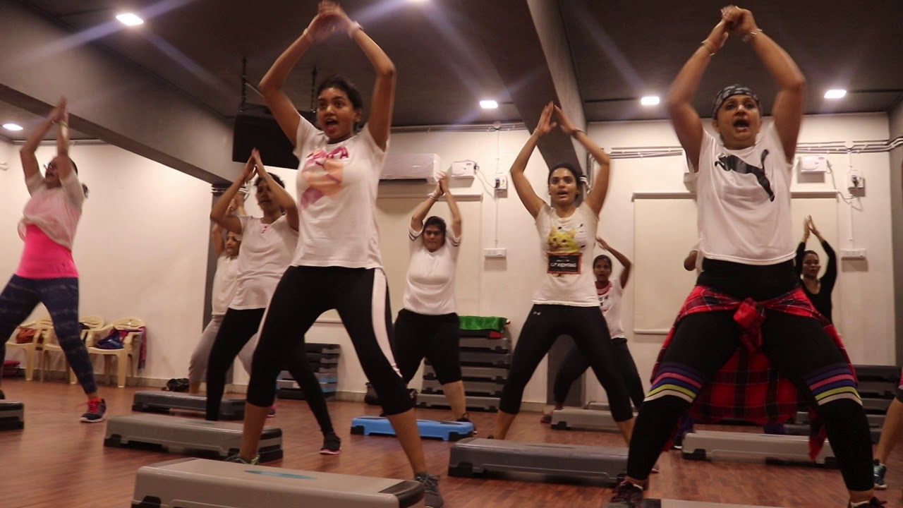 Step Zumba on Jai Ho By Faiz Begum and Student