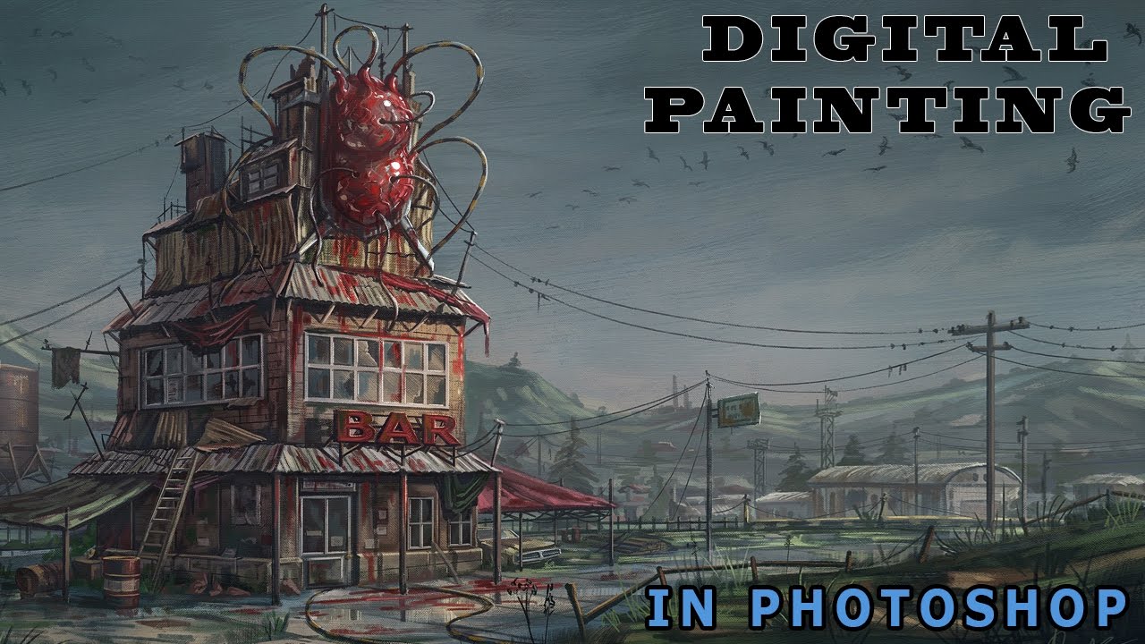 Digital Painting Process in PhotoShop by Derden