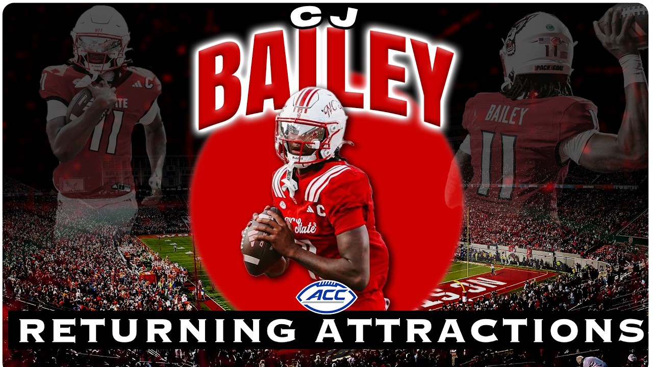 NC State QB CJ Bailey | 2026 ACC Football Returning Attractions