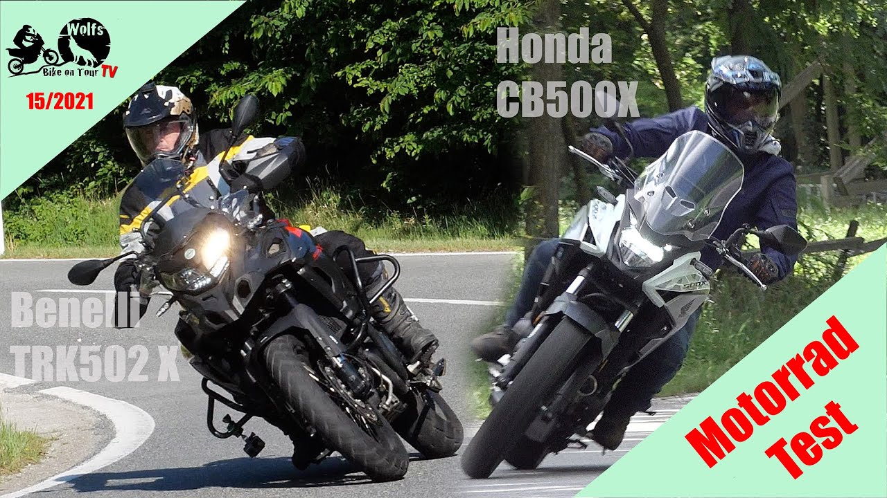 Wolf vergleicht Motorräder: Benelli TRK502 X | Honda CB500X | A2-Führerschein-Reiseenduros
