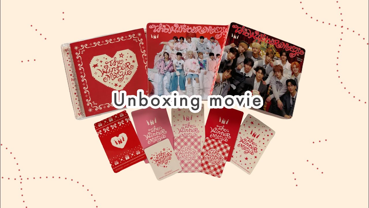【 Unboxing movie 】INI 
