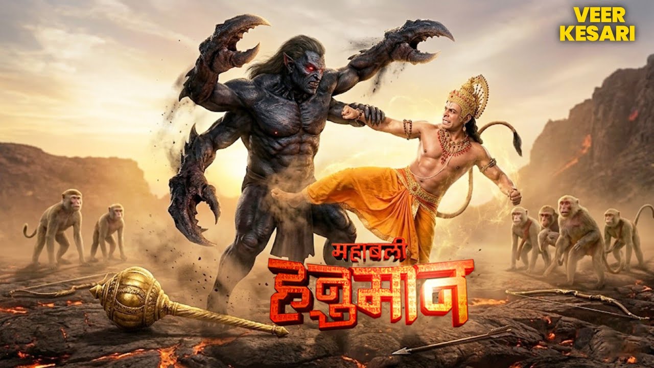 हनुमान की प्राथना देख महादेव ने खोली तीसरी आँख I Sankat Mochan Mahabali Hanuman | #hanumanji #latest