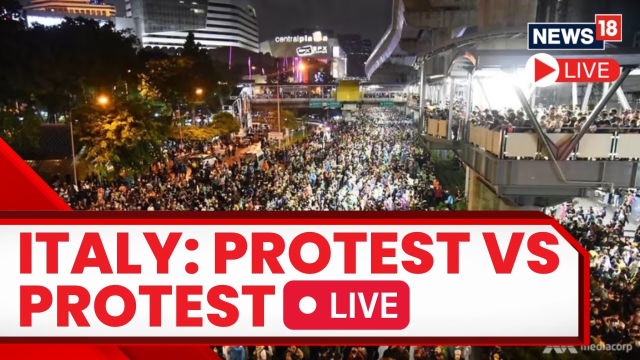 Israel Palestine Conflict LIVE | Hundreds Gather In Italy For Solidarity Rally With Palestine | N18L