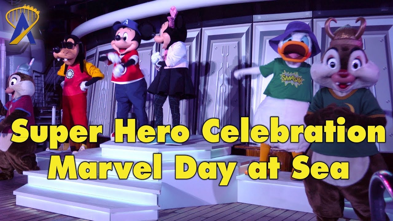 Disney Characters Marvel-Bounding - Super Hero Celebration with Mickey and Friends