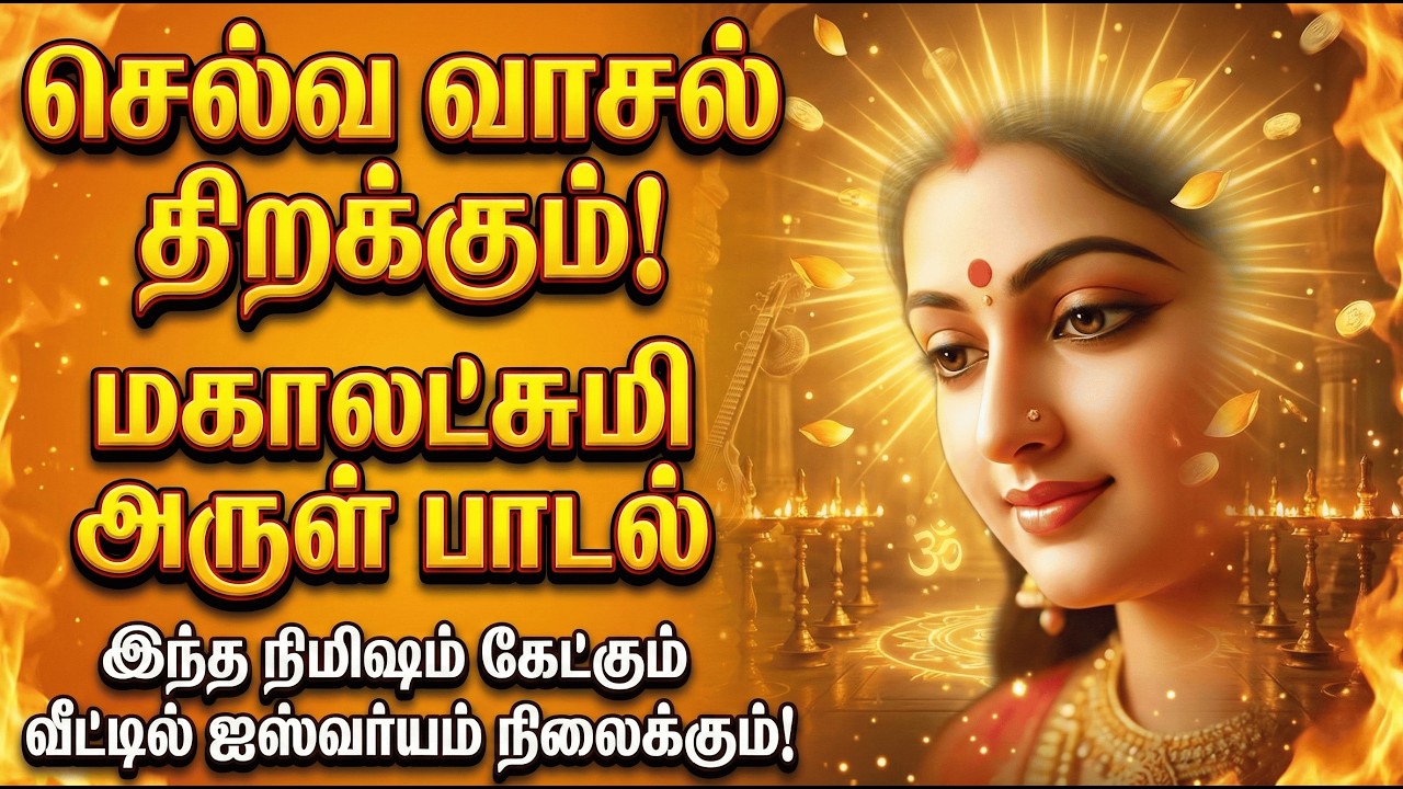ஐஸ்வர்யம் அருளும் மகாலட்சுமி பாடல் | Mahalakshmi Song for Wealth & Grace
