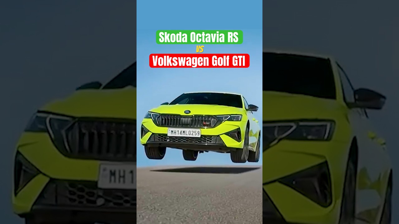 Skoda Octavia RS против VW Golf GTI | Соперничество братьев и сестер | Автокросс | 