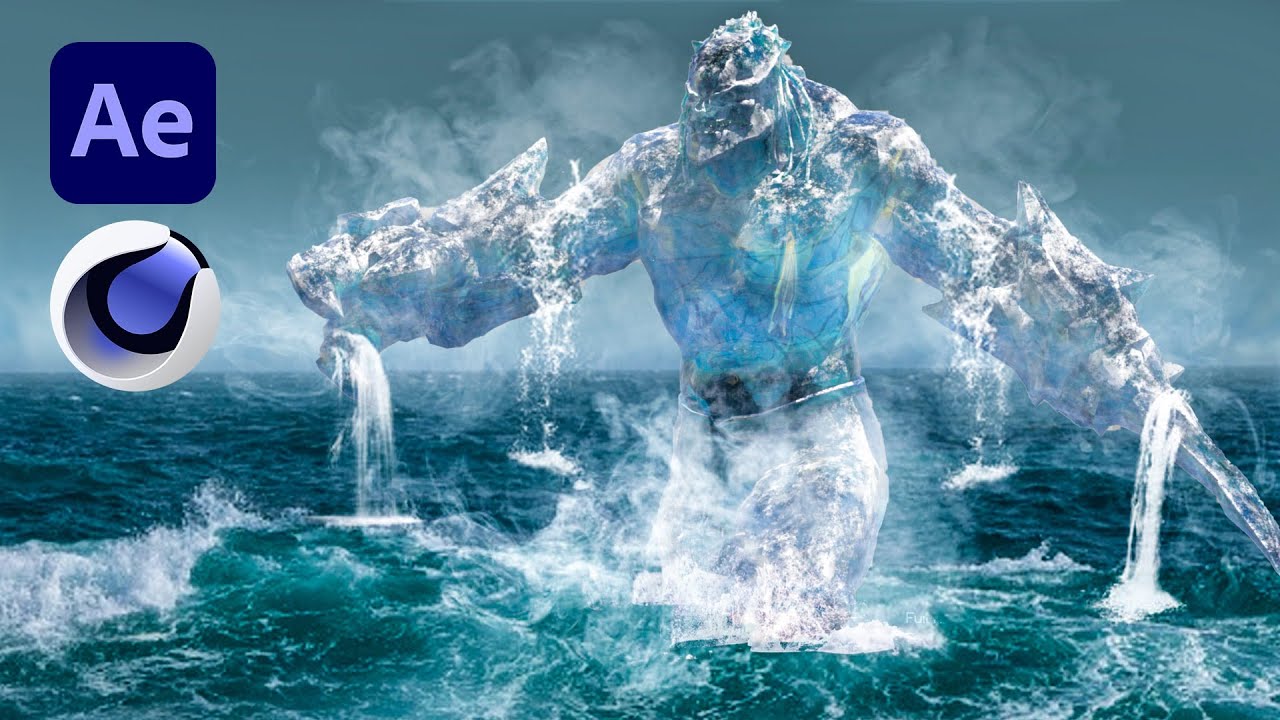 I Made an ENORMOUS Water Titan with VFX