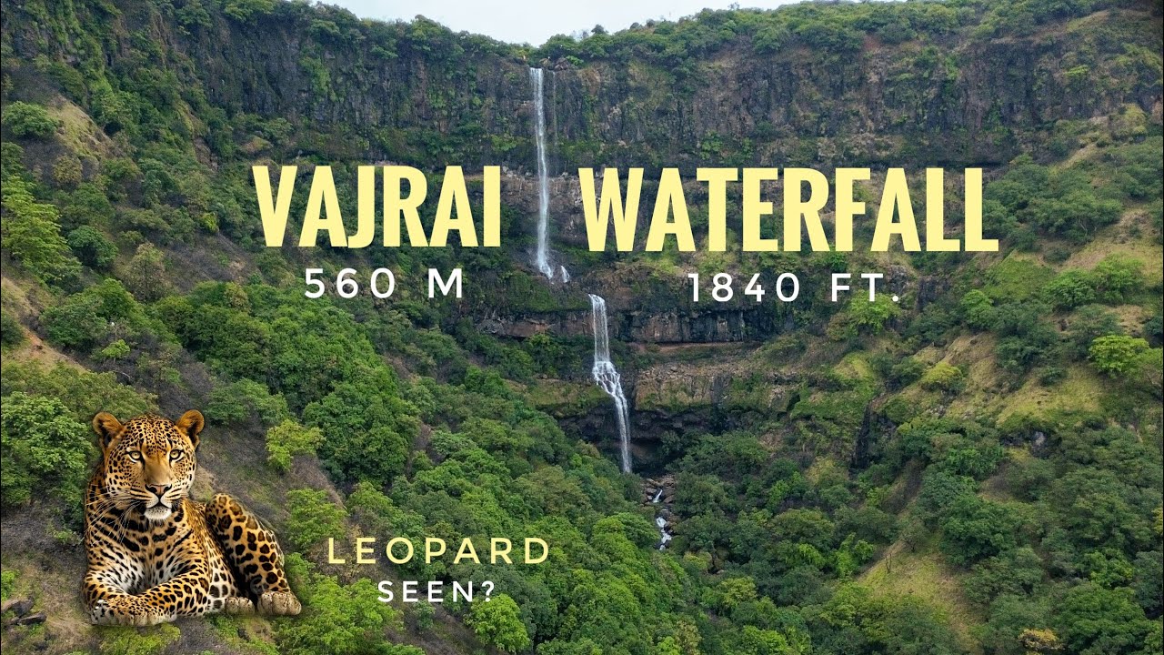 Vajrai Waterfall | Tallest Three Layer Waterfall of India | Satara | Maharashtra