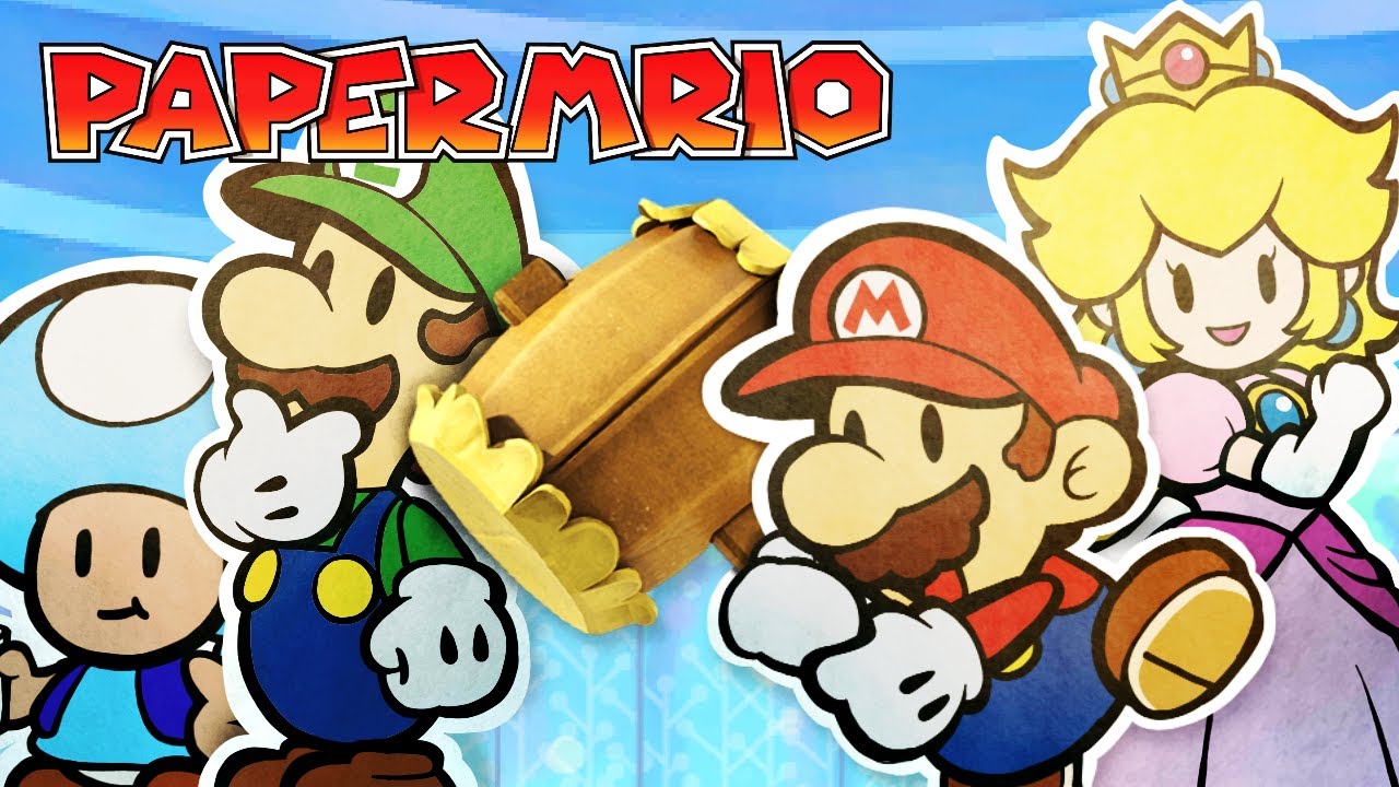 The Fantastic Adventures Of Paper Mario  | Paper Mario Stop-Motion Compilation