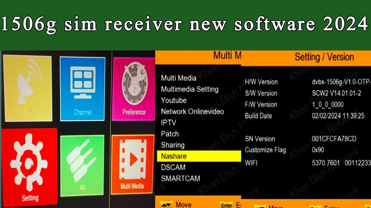 1506g sim receiver new software 2024||1506g  software