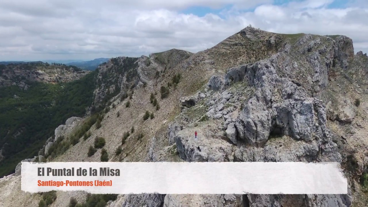 El Puntal de la Misa a vista de dron. Santiago-Pontones (Jaén)