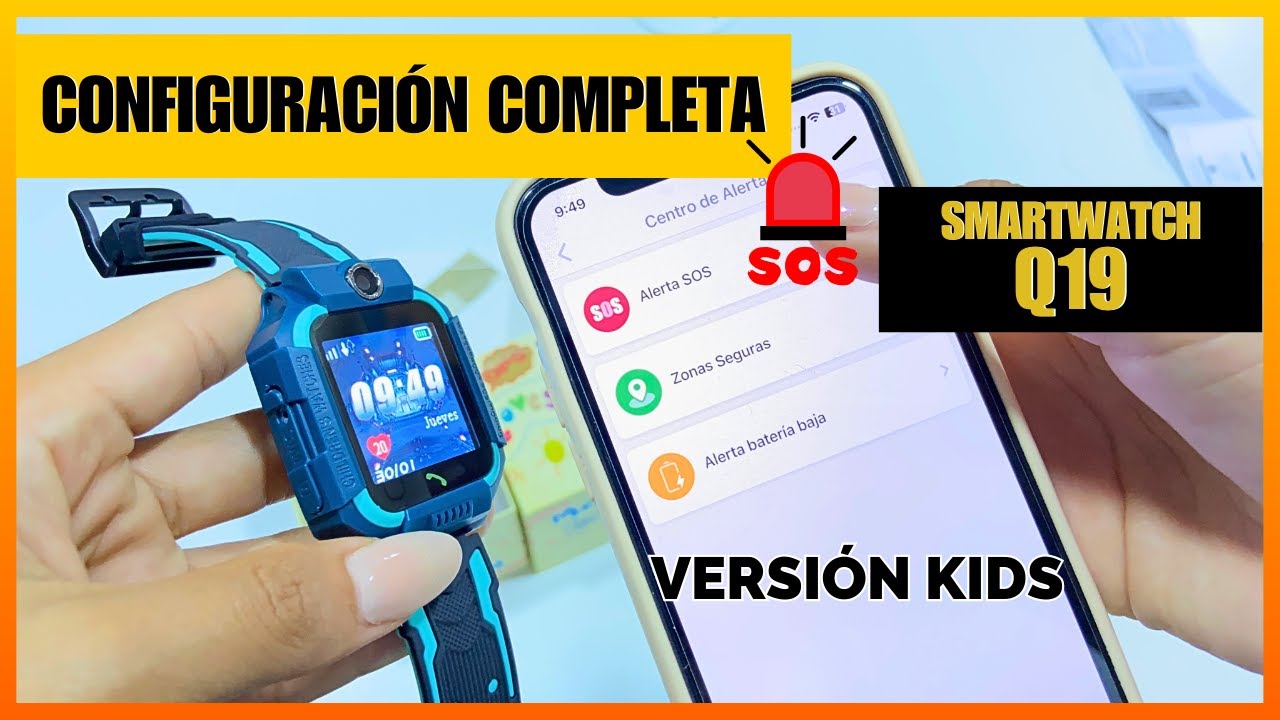 ¿Cómo configurar el Smartwatch Q19 de niños? Todas sus funciones. Guía completa.