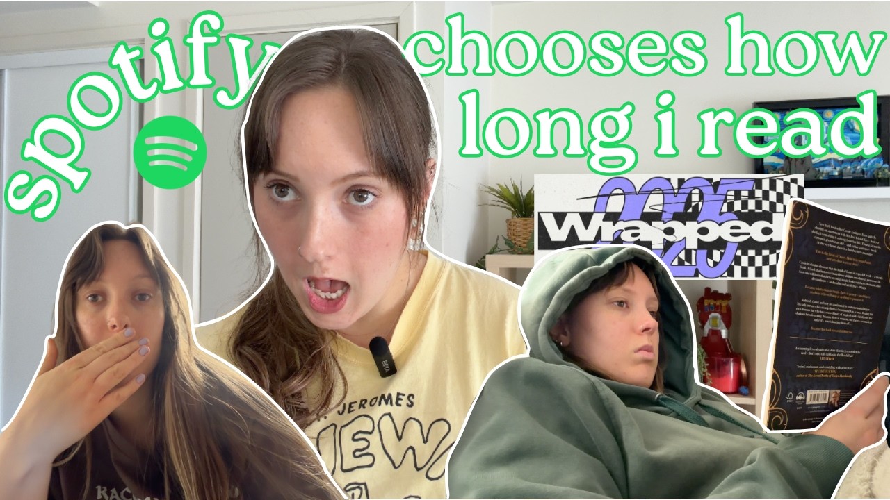 how long will spotify make me read? 🫣🎧💚 *cozy reading vlog*