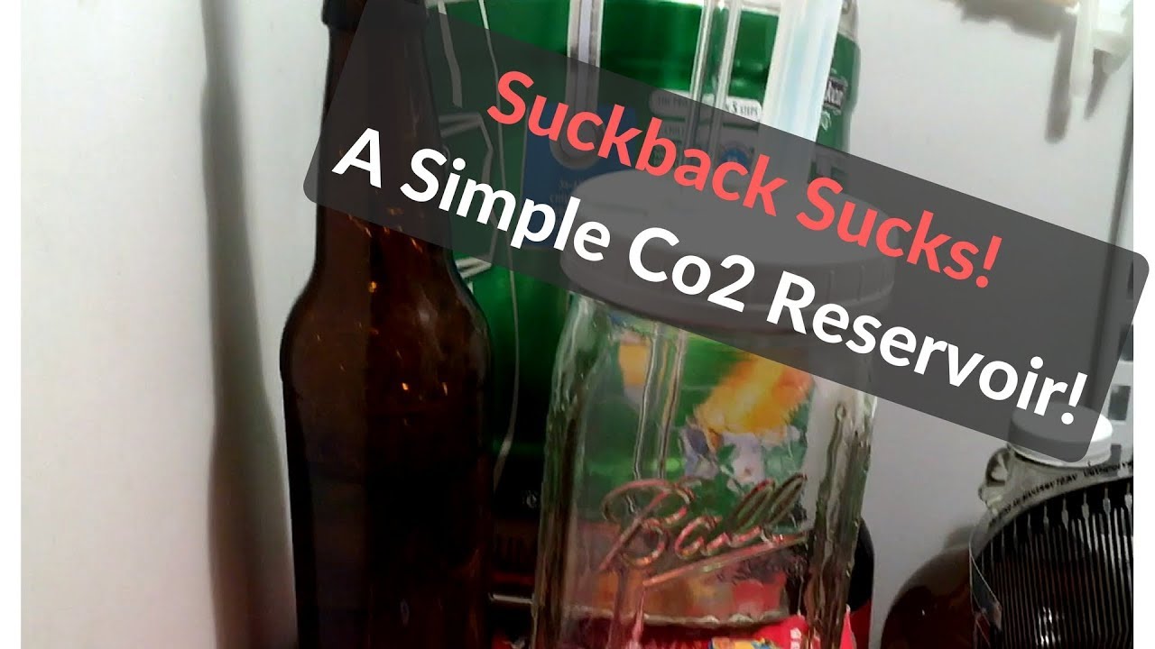 Prevent Suck back!  A multi vessel Co2 Reservoir blowoff tube.