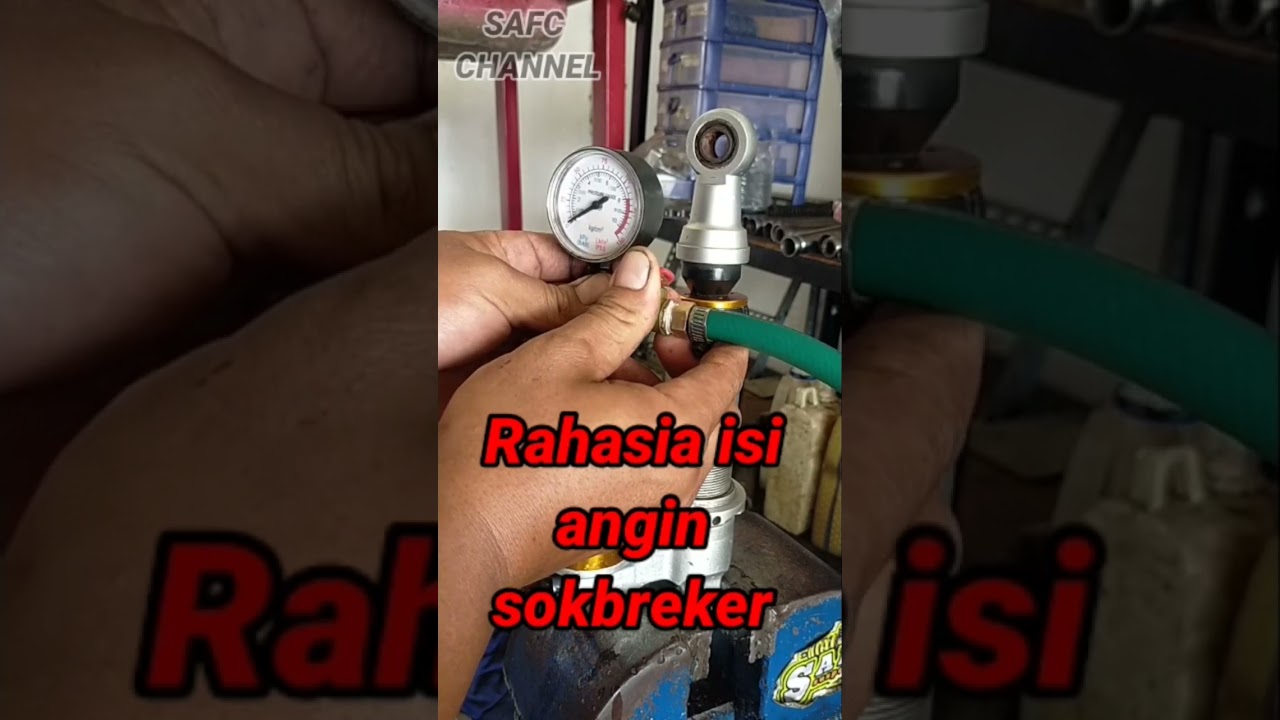 TERNYATA BEGINI ISI TABUNG NITROGEN SHOCK VARIASI #shorts #tutorial #trending #otomotif