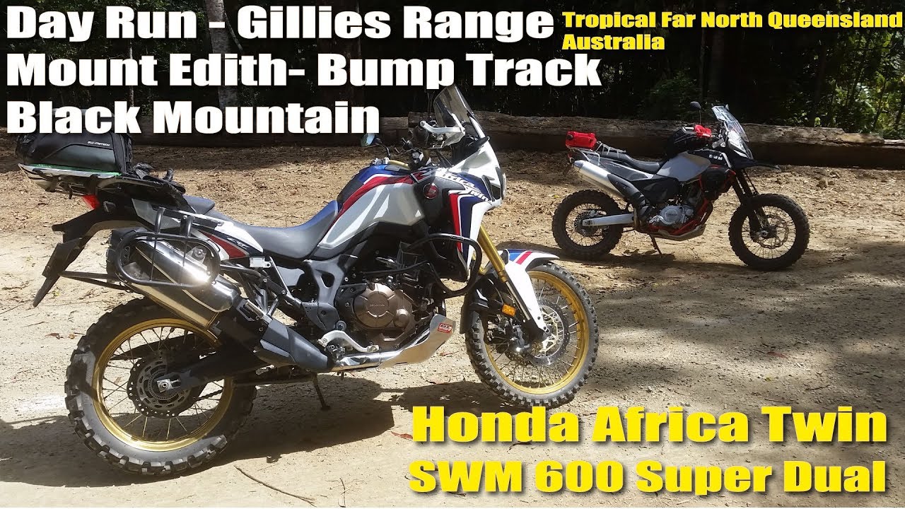 SWM SuperDual 600 Honda Africa Twin Mount Edith Bump Track Black Mountain