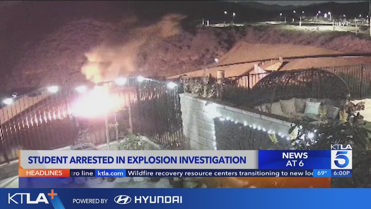 Valencia High School student arrested in explosion investigation