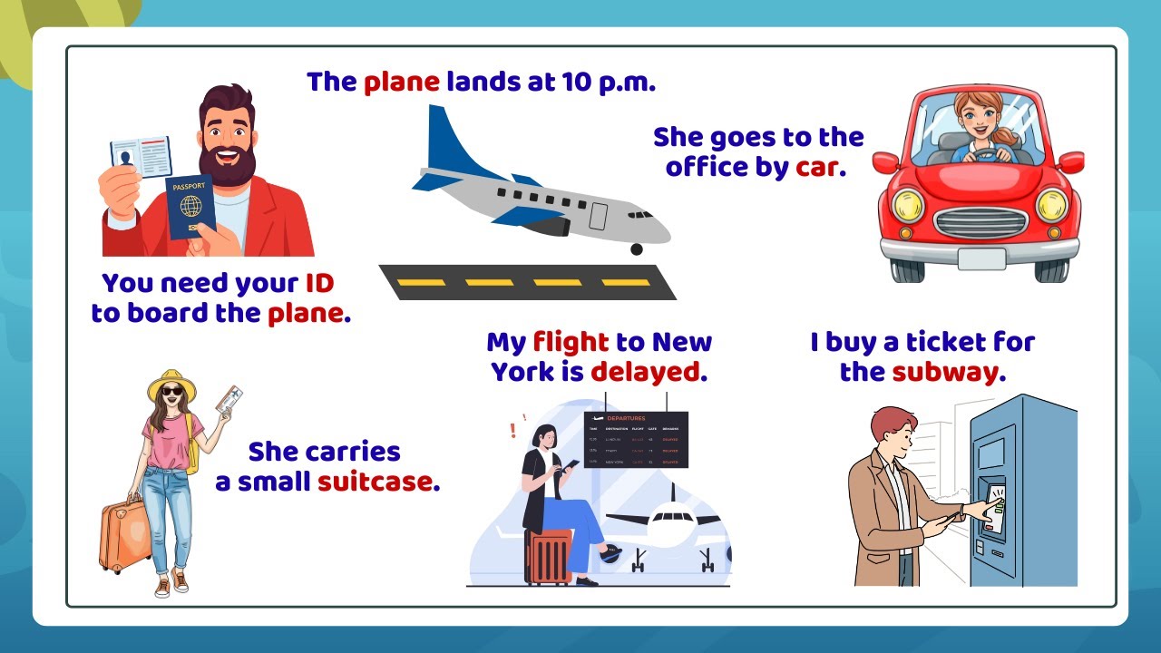 Daily Use English Sentences: Travel and Transportation