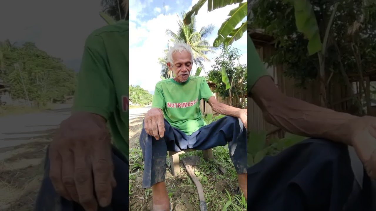 Gipasagdan nadaw si tatay sa iyang mga anak😭😭nakahuna huna nasi tatay nga mag inom nalang og Hilo💔😭😭