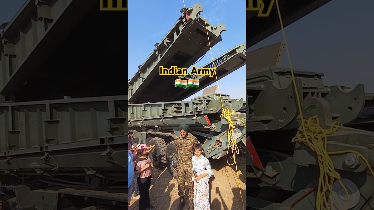 Indian Military Sarvatra Mobile bridging system #shorts #youtubeshorts
