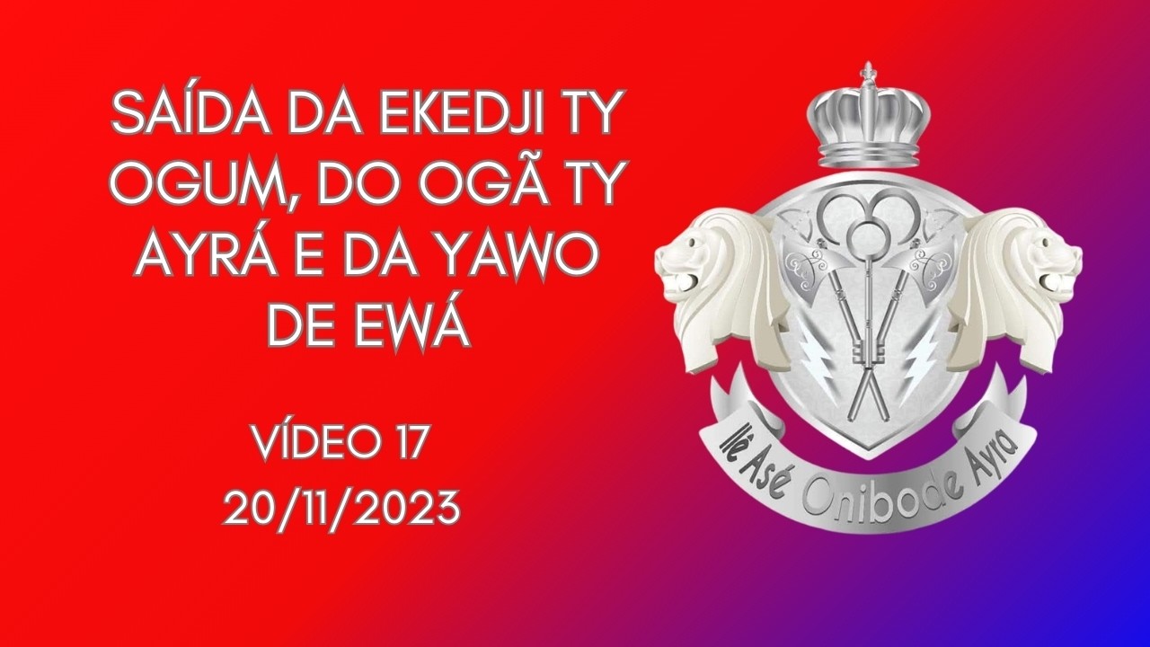 Saída em Ilê Asé Onibodê Ayrá 25112023   vídeo 17
