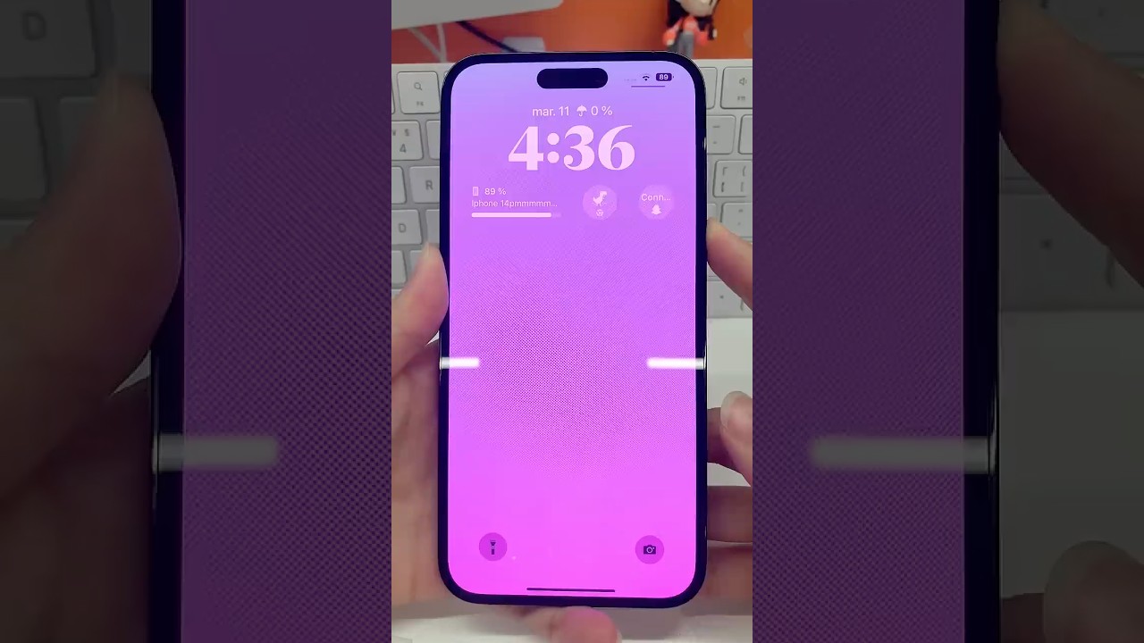Comment d&eacute;sactiver l&rsquo;affichage permanent sur iPhone 14 Pro ? #shorts