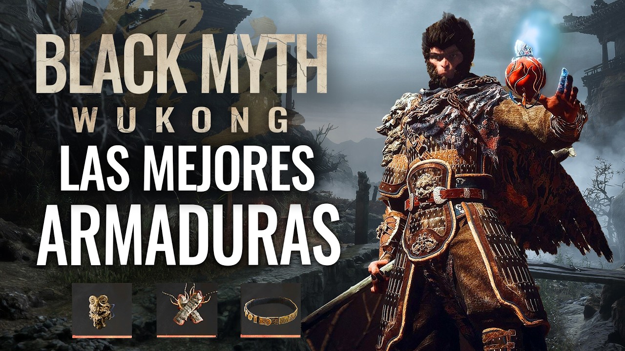 LAS MEJORES ARMADURAS SECRETAS & PIEZAS UNICAS EN BLACK MYTH WUKONG (MEJORES BUILD)