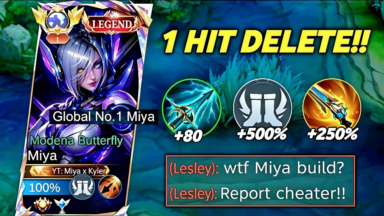 THIS ILLEGAL MIYA BUILD DESTROYS EVERY MARKSMAN (NO ONE SURVIVES)