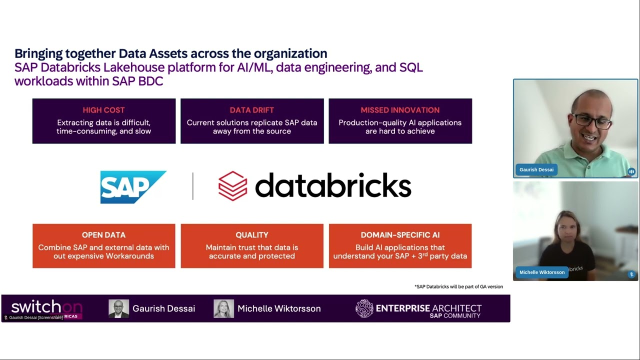 An Architect’s Guide to SAP Business Data Cloud & SAP Databricks Solutions