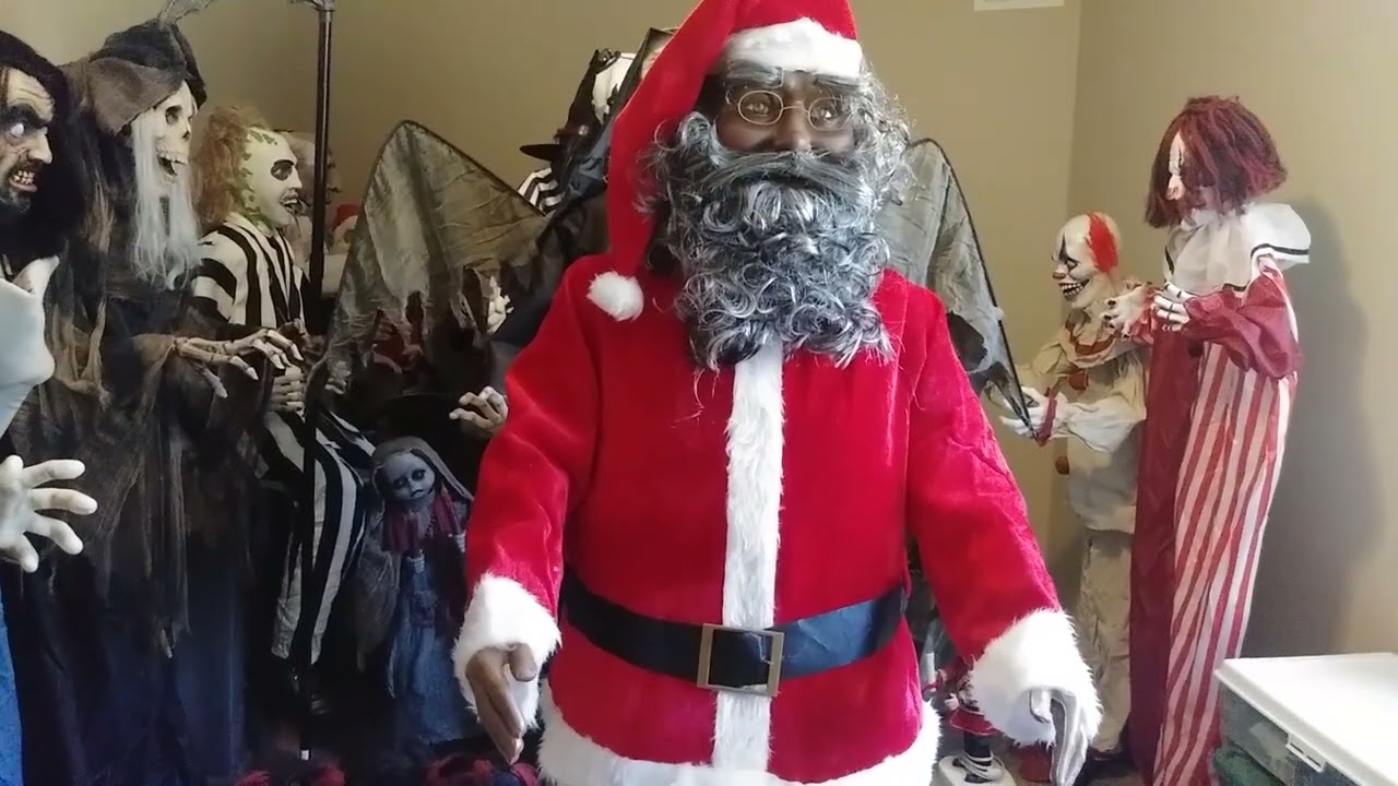 Gemmy 2022 Life Size Animated African American Dancing Santa Review