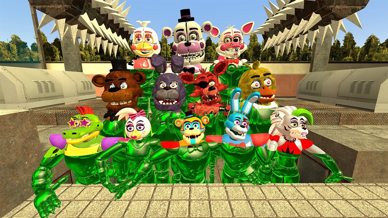 HYPER DESTROYING EMERALD GLAMROCK ANIMATRONICS In Garry's Mod!