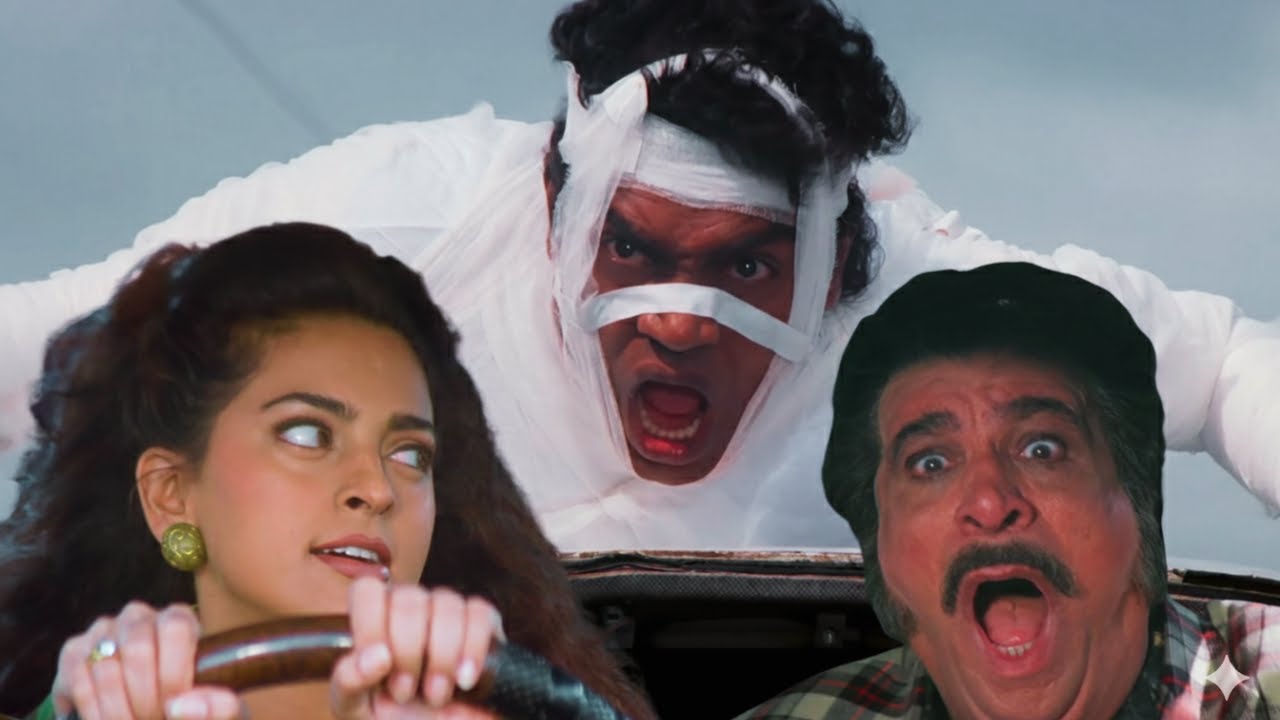 बेटी तू क्या मौत के कुवे में गाड़ी चला रही है क्या?🫣 Kader Khan & Johnny Lever नॉन-स्टॉप हँसी! 🚗🤣