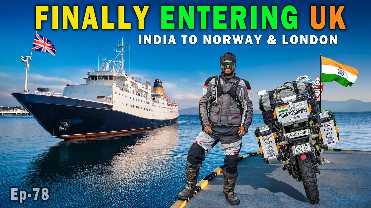 Finally Entering UNITED KINGDOM 🇬🇧  Emotional moment- Ep-78