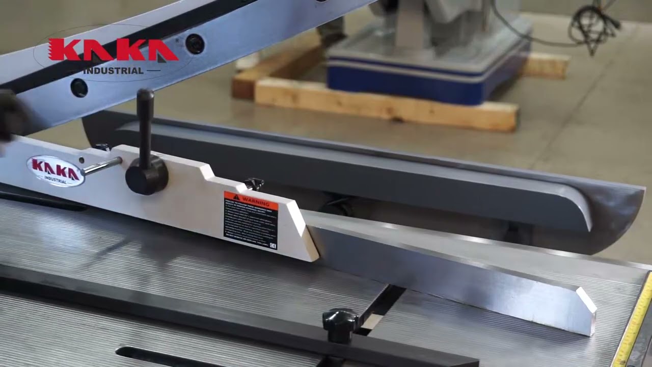 KAKA industrial KHS-40 Manual Guillotine Metal Shear with Support Table