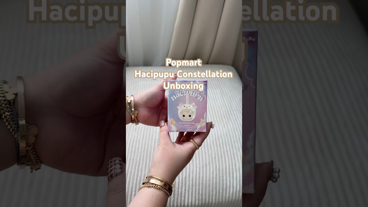 HACIPUPU CONSTELLATION UNBOXING 😍 #hacipupu #hacipupupopmart #popmart #unboxing  #scorpio #asmr