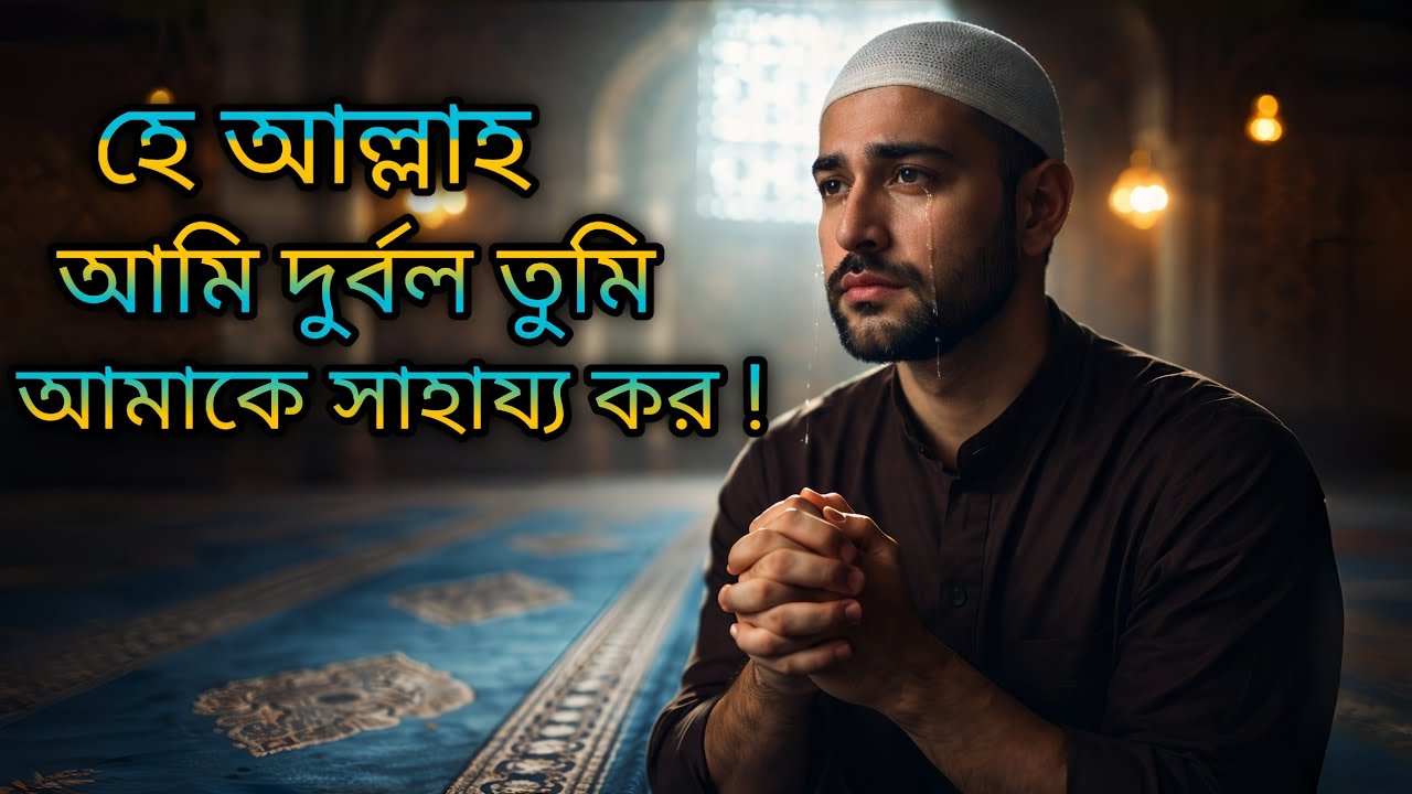 হে আল্লাহ - একমাত্র আপনার কাছেই আমি আমার দুর্বলতা জানাচ্ছি | islamic motivation | Dua | bangla waz