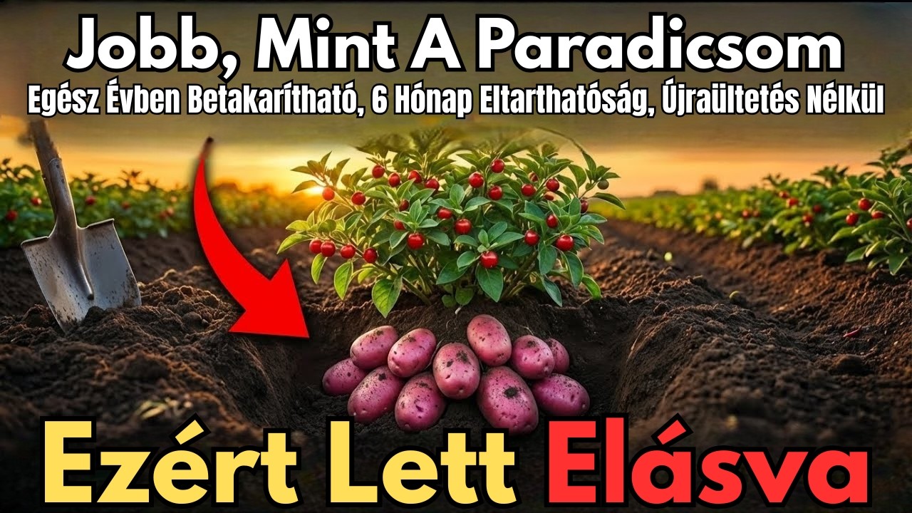 Jobb, Mint A Paradicsom. Egész Évben Terem, 6 Hónapig Eltartható És Soha Nem Kell Újraültetni.
