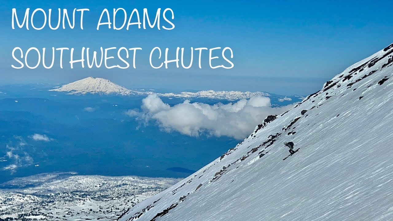 SKIING MOUNT ADAMS SOUTHWEST CHUTES