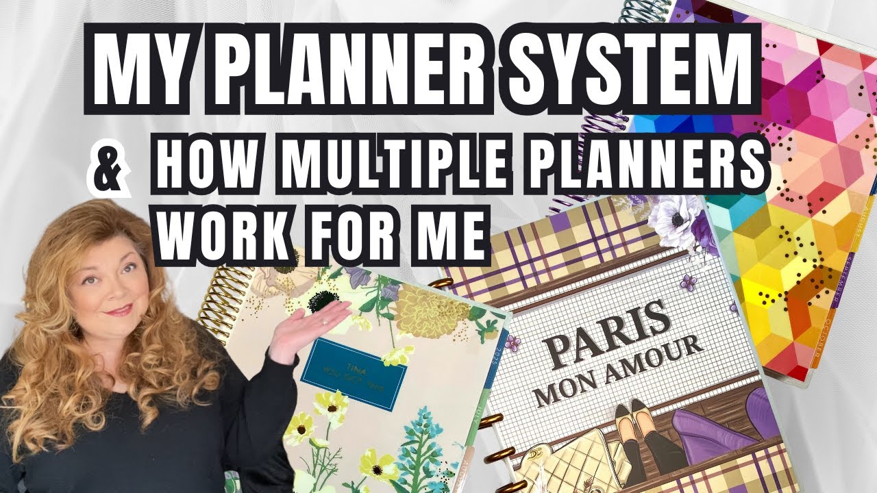 My Planner System & How Multiple Planners Work for Me | Erin Condren | Rongrong