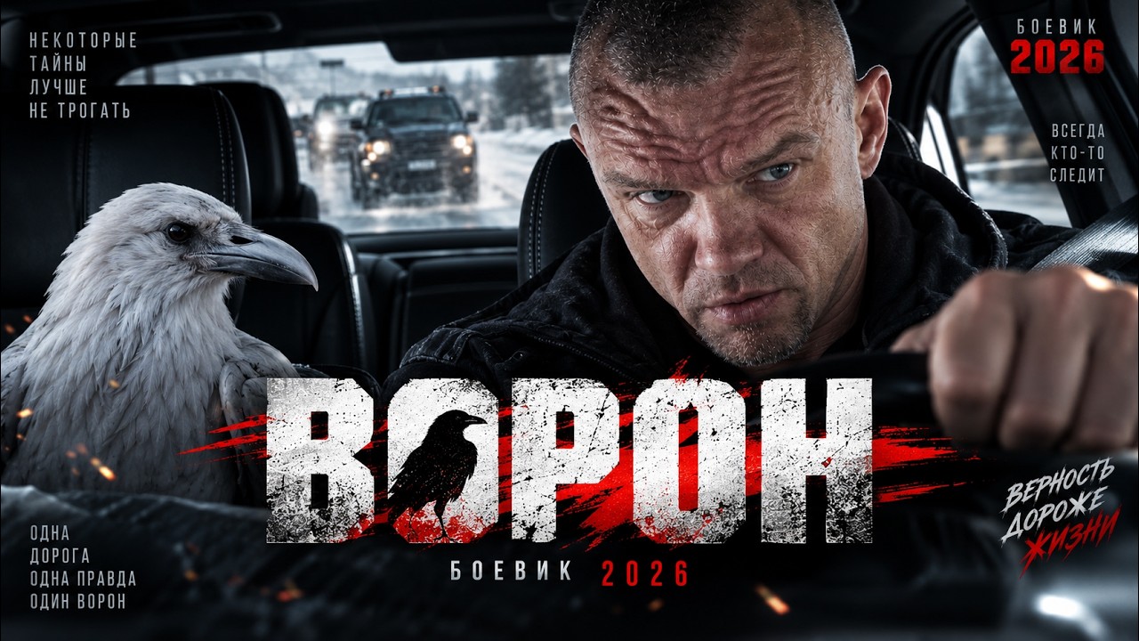 ВЗРОСЛЫЕ ОХРЕНИВАЮТ ОТ ФИЛЬМА С ПЕРВЫХ СЕКУНД - ВОРОН -  ЕПИФАНЦЕВА ПОСАДИЛИ НИ ЗА ЧТО - БОЕВИК 2026