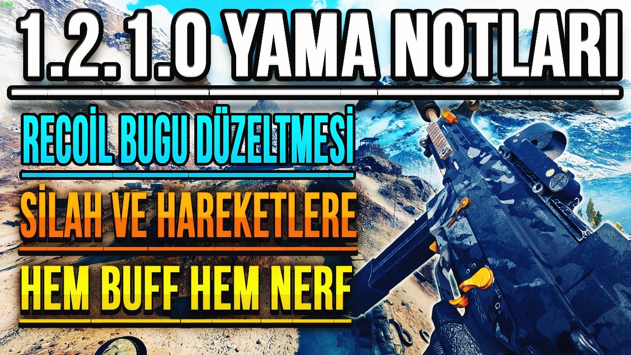 Battlefield 6 | 1.2.1.0 Yama Notları | Recoil Bug, Silah, Hareket ve Ses İyileştirmesi