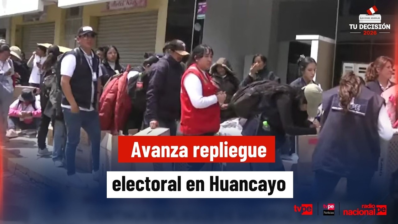 Huancayo: 98 % del material electoral ya fue replegado tras Elecciones Generales 2026