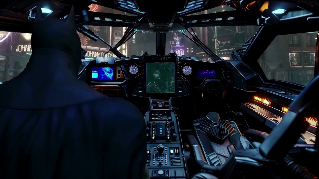 Fall Asleep In The Batmobile | Batmobile Ambience | 10 Hours